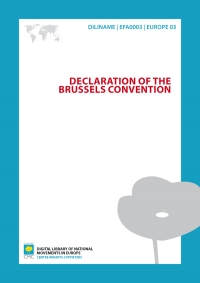 Declaration of the Brussels Convention